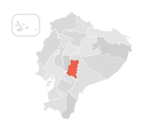 Chimborazo map - Ecuador