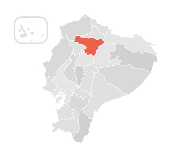 Pichincha map - Ecuador