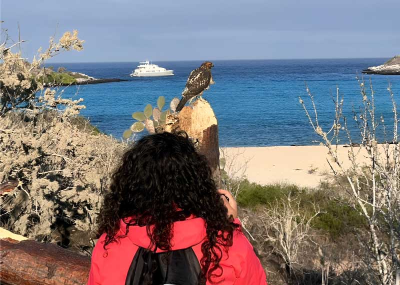 Tourist in Galápagos - Galapagos naturally safe